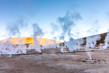 El Tatio geysers , San Pedro de Atacama, Chile.