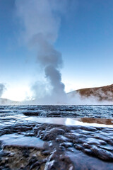 El Tatio geysers , San Pedro de Atacama, Chile.