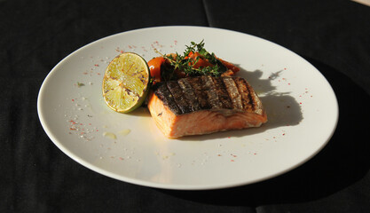 Salmon steak
