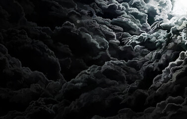 Dark clouds background