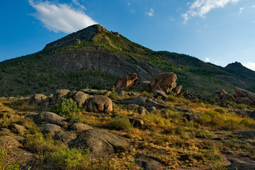 Eastern Kazakhstan. Bayanaul natural mountain Park is considered to be one of the most popular tourist attractions.
