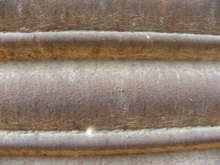 Rusted iron textured background of shutter door