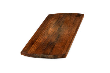 Old grunge wooden cutting kitchen desk board background texture