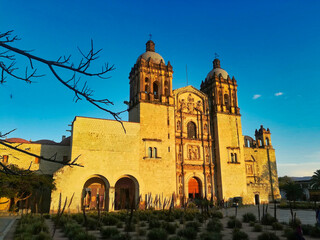 Naklejka premium Santo Domingo Cathedral Oaxaca Mexico