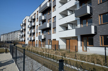 New residential buildings in Poland