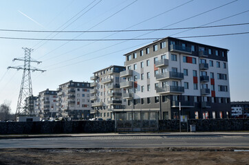 New residential buildings in Poland
