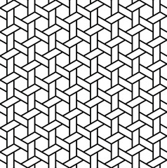 Islamic geometric seamless vector pattern