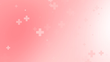 Medical health red cross pattern background. Abstract healthcare for World Blood Donor Day.