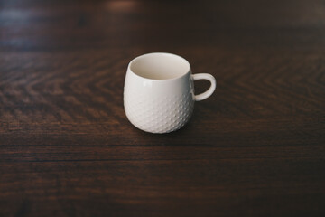 empty cup ready for espresso