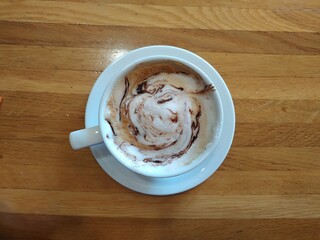 leche con café de Ecuador