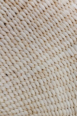 White wicker furniture surface. can be used as tebeckground, texture