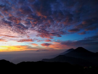 Prau mountain Cental Java (Golden Sunrise)