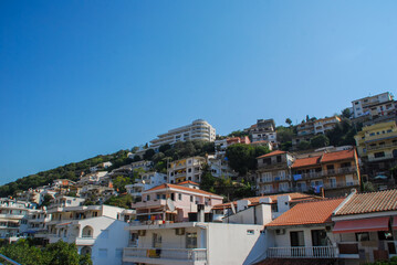 Obraz premium A residential area of Ulcinj in Montenegro