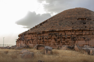 The tomb of the berber king Imadghassen in Batna, Algeria, build around 200 BC