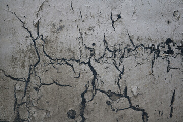Black Cracks on Concrete