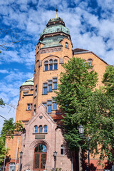Fototapeta premium Historic red brick building