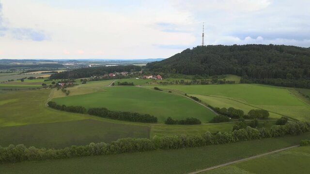 Funkturm in Hohenlohe bei Waldenburg Sendemast