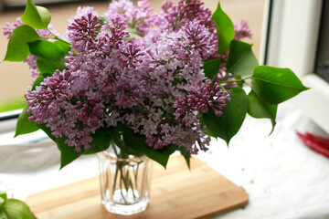 bouquet of lilac flowers
