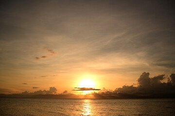 last moments of sunset