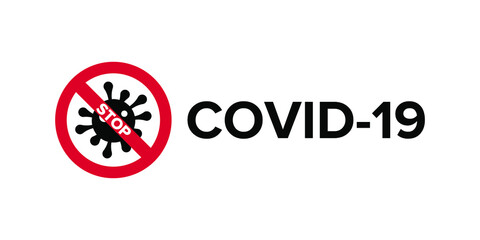 An inscription, a sign that indicates the coronavirus is stopping. Manage to stop the coronovirus from a global epidemic. Quarantine. Covid-19. Dangerous virus all over the world. Stay home save life 