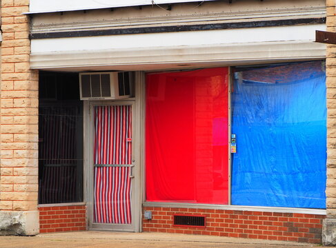 Abandoned Store Front In A Small Southern Ohio Town.