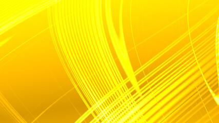 Abstract orange yellow gradient geometric background. Neon light curved lines and shape with colorful graphic design.