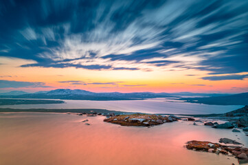 Fototapeta premium Lanscape in Stugudal, Norway