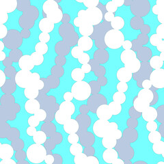 Light bubbles vector seamless pattern a