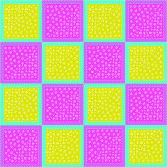 seamless pattern with colorful squares