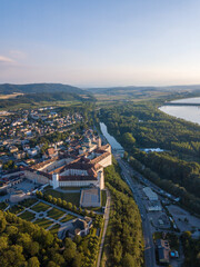 Abbaye de Melk, vue de drone