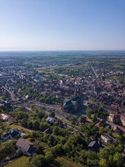 Obernai Alsace, par drone