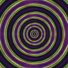 Concentric rings on black paper background . Concept of home decor and interior designing