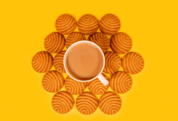 Biscuit and tea