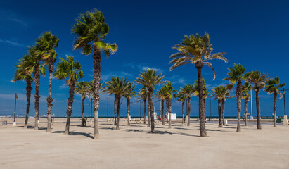 Strand in Valencia Spanien