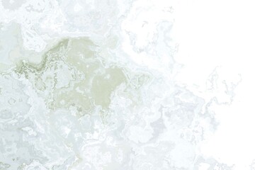 Light green cloudy layout on solid sheet of wallpaper. Concept of home decor and interior designing