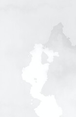 Different shades of grey color cloudy and wavy layout on solid sheet of wallpaper. Concept of home decor and interior designing