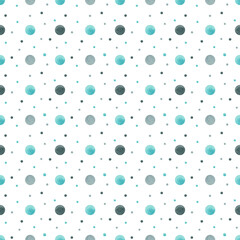 Polka dots Seamless pattern, dotted fabric blue gray texture colorful on white retro style background for kids blog, web design, scrapbooks, party or baby shower invitations and wedding cards.