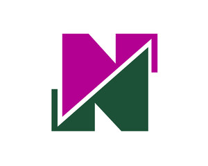 n initial logo letter designs and logo designs