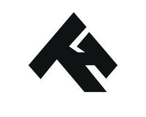 t and d, u and n, u and p and f and h logo designs and logo letters