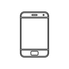 Vector illustration of smartphones. vector icon of smartphones
