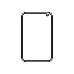 Vector illustration of smartphones. vector icon of smartphones
