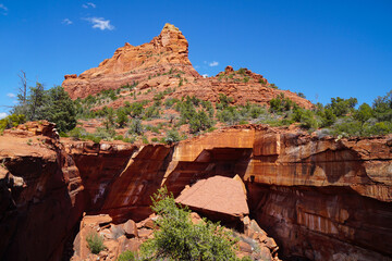 The Devils Kitchen Sinkhole is the most active of the seven sinkholes that surround Sedona, Arizona.