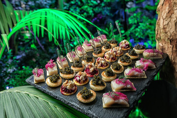 canapes served