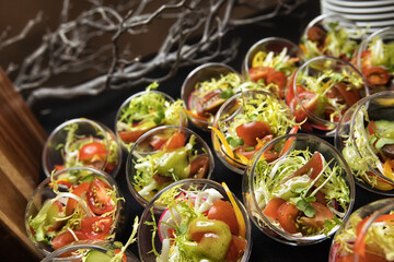 salad with vegetables