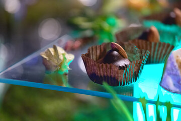 cupcakes with chocolate