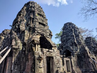Fototapeta premium Angkor Temples in Cambodia - February 2017