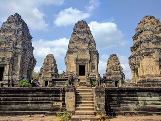 Fototapeta premium Angkor Temples in Cambodia - February 2017