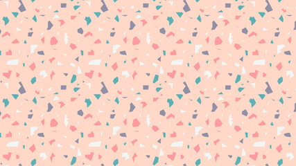 colorful terrazzo seamless pattern background 