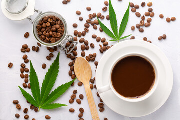 Cannabis THC Coffee for the ultimate pick me up. Made with marijuana infused coffee beans.
