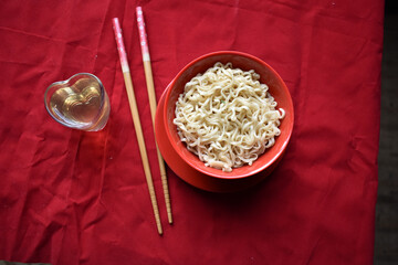 Noodles in a bowl 5